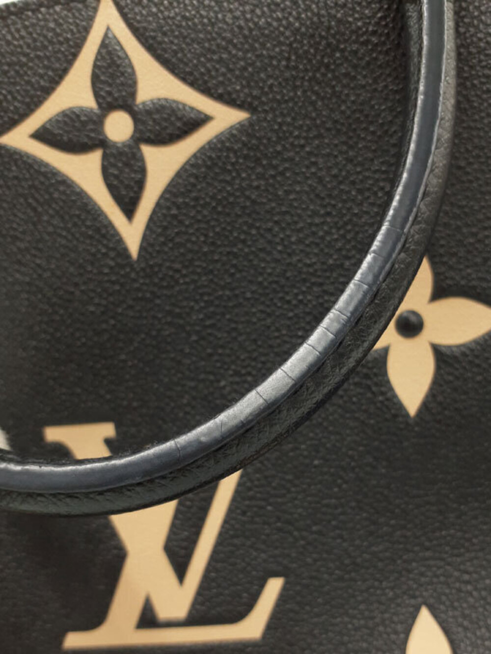Louis Vuitton Bicolor Monogram Empreinte Grand Palais Top Bag Leather Black - Picture 7 of 9